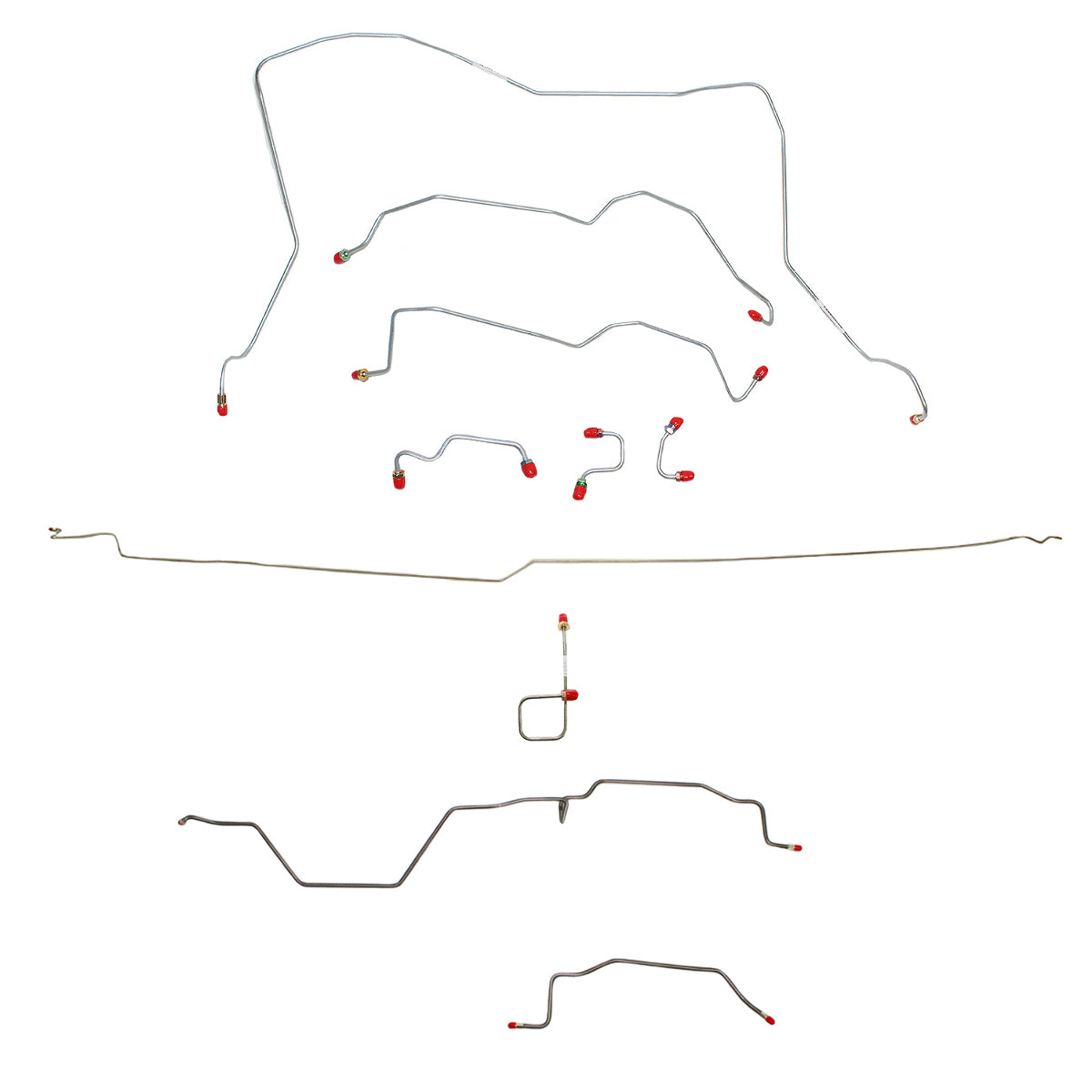 t 95-97 Dodge Ram 3500 Brake Line Kit 4WD Ext Cab/Long Bed RWABS CBK0121OM Fine Lines