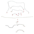 t 95-97 Dodge Ram 3500 Brake Line Kit 4WD Ext Cab/Long Bed Stainless Steel CBK0121SS Fine Lines