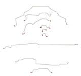 Brake Line Kit for 1995-1997 95-97 Ram 1500, 2 WD, All , Reg Cab ABS 2WD short bed stainless steel