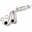 MagnaFlow direct-fit catalytic converter fits 1995-1997 Toyota Land Cruiser and 1996-1997 Lexus LX450, this and 1995-1997 Toy Land Cruiser 4.5L stainless steel CARB compliant 44710