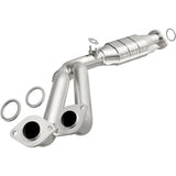 MagnaFlow direct-fit catalytic converter fits 1995-1997 Toyota Land Cruiser and 1996-1997 Lexus LX450, this and 1995-1997 Toy Land Cruiser 4.5L stainless steel CARB compliant 44710