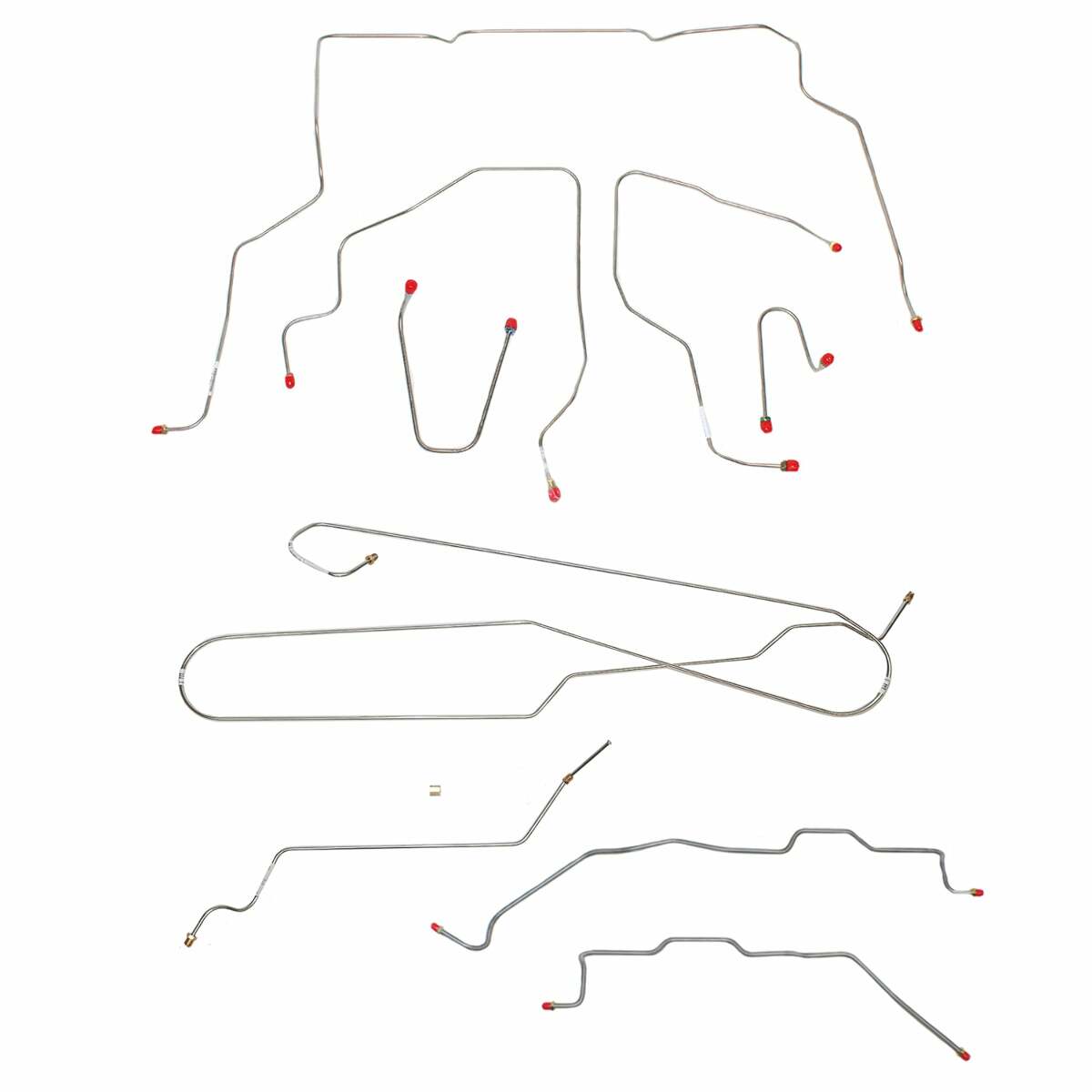 t 95-98 Chevrolet Silverado K1500 Brake Line Kit 4WD Ext Cab/Short Bed Fine Lines