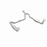 MagnaFlow direct-fit catalytic converter fits 1996-2002 Land Rover Range Rover HSE 4.6L and 1996-2000 Land Rover Range Rover 4.0L stainless steel Federal EPA compliant OBDII 93694