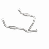 MagnaFlow direct-fit catalytic converter fits 1996-2002 Land Rover Range Rover HSE 4.6L and 1996-2000 Land Rover Range Rover 4.0L stainless steel Federal EPA compliant OBDII 93694