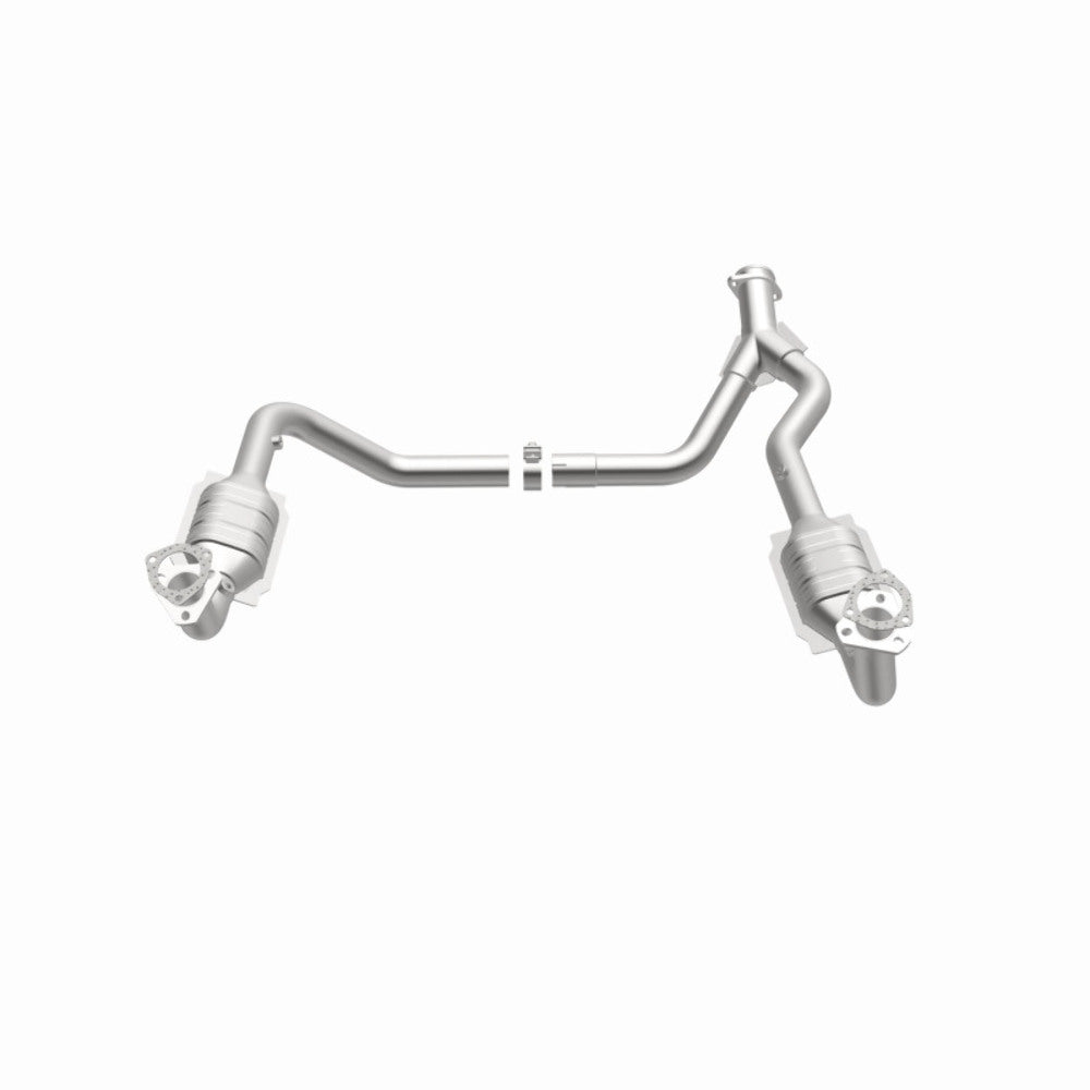 MagnaFlow direct-fit catalytic converter fits 1996-2002 Land Rover Range Rover HSE 4.6L and 1996-2000 Land Rover Range Rover 4.0L stainless steel Federal EPA compliant OBDII 93694