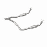 MagnaFlow direct-fit catalytic converter fits 1996-2002 Land Rover Range Rover HSE 4.6L and 1996-2000 Land Rover Range Rover 4.0L stainless steel Federal EPA compliant OBDII 93694