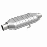 MagnaFlow universal catalytic converter 2.25 inch inlet/outlet stainless steel CARB compliant OBDII 95015