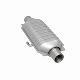 MagnaFlow universal catalytic converter 2.25 inch inlet/outlet stainless steel CARB compliant OBDII 95015