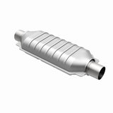 MagnaFlow universal catalytic converter 2.5 inch inlet/outlet stainless steel CARB compliant OBDII 95016