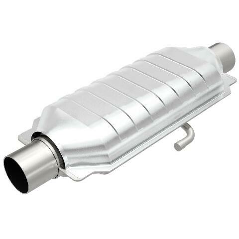 MagnaFlow universal catalytic converter 2.5 inch inlet/outlet stainless steel CARB compliant OBDII 95016