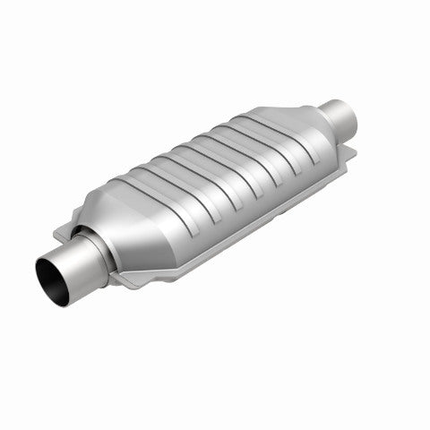 MagnaFlow universal catalytic converter 2.5 inch inlet/outlet stainless steel Federal EPA compliant OBDII 95506
