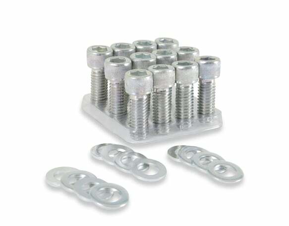 Mr. Gasket intake manifold bolt set socket head Chevy zinc aluminum steel 956G