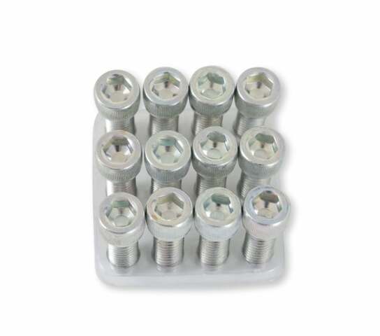 Mr. Gasket intake manifold bolt set socket head Chevy zinc aluminum steel 956G