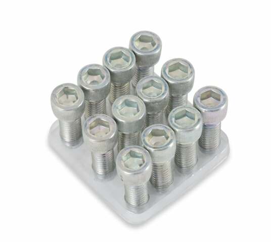 Mr. Gasket intake manifold bolt set socket head Chevy zinc aluminum steel 956G