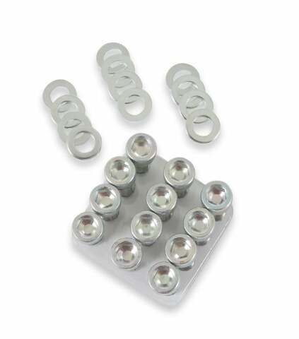 Mr. Gasket intake manifold bolt set socket head Chevy zinc aluminum steel 956G