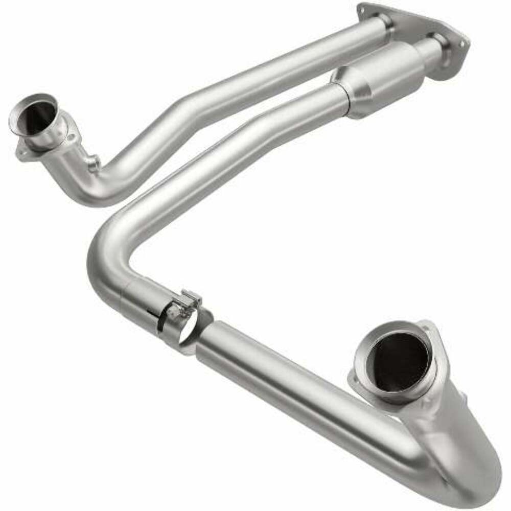 MagnaFlow direct-fit catalytic converter fits 1996-2000 Chevrolet K2500, Chevrolet C2500, and additional vehicles. Hardware is included to eliminate the hassle of working with corr