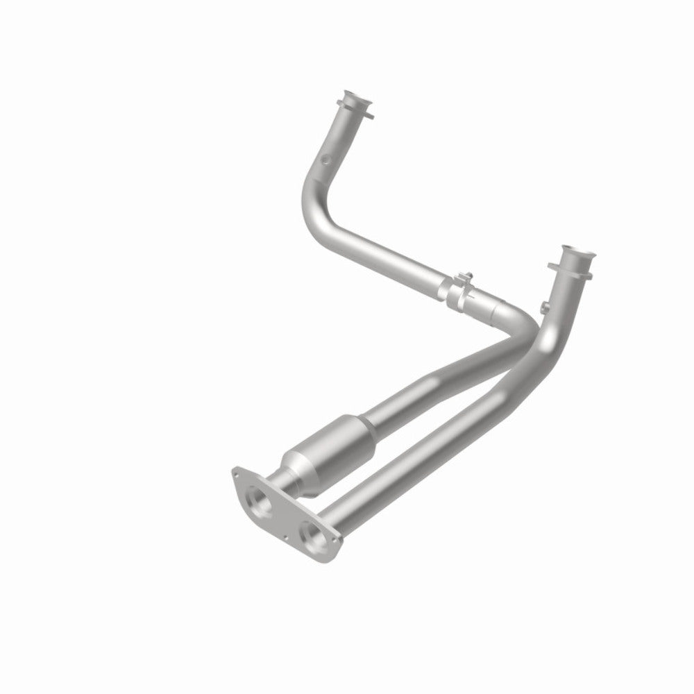 MagnaFlow direct-fit catalytic converter fits 1996-2000 Chevrolet K2500, Chevrolet C2500, and additional vehicles. Hardware is included to eliminate the hassle of working with corr