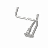 MagnaFlow direct-fit catalytic converter fits 1996-2000 Chevrolet K2500, Chevrolet C2500, and additional vehicles. Hardware is included to eliminate the hassle of working with corr