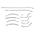 t 96-00 Chevrolet Silverado Fuel Line Kit Reg Cab/Long Bed Stainless Steel Fine Lines
