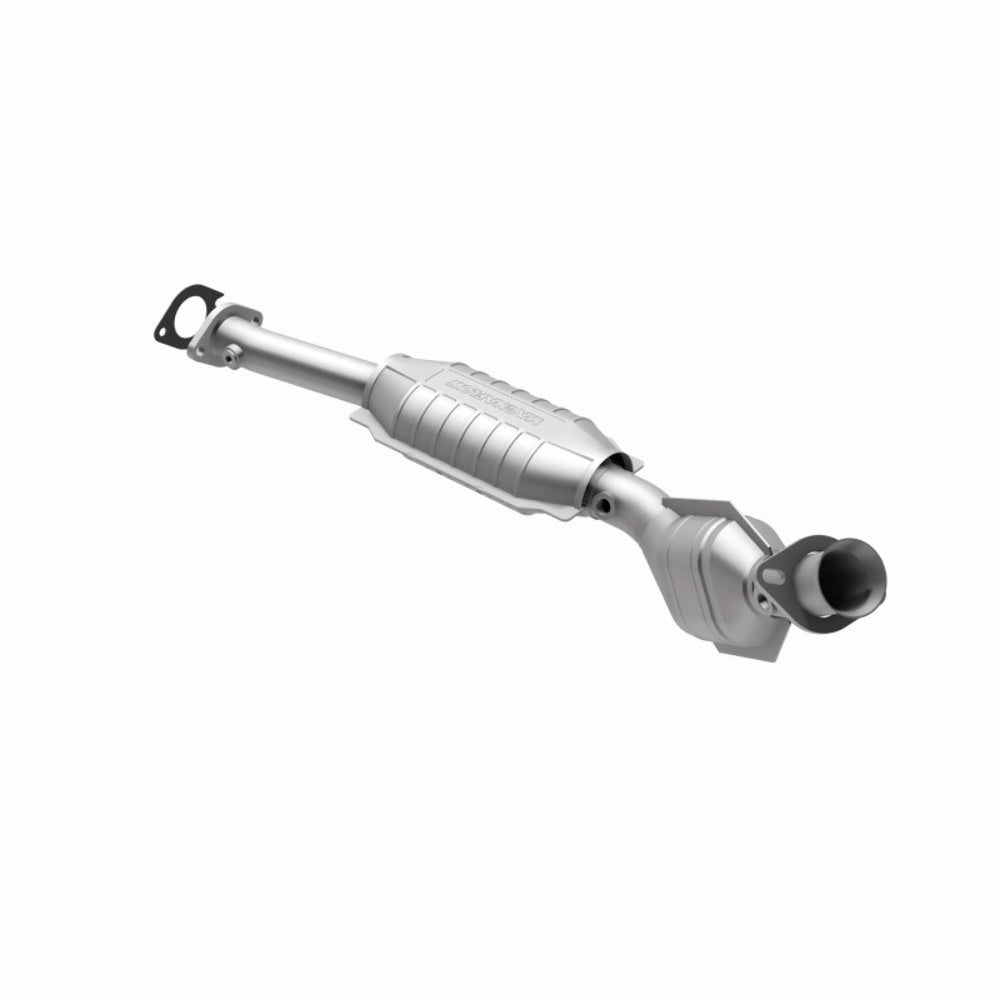 MagnaFlow direct-fit catalytic converter fits 1996-2002 Mercury Grand Marquis, Lincoln Town Car, and additional vehicles and 1996-2000 Crown Vic 4.6L 50 S 4.6L stainless steel CARB