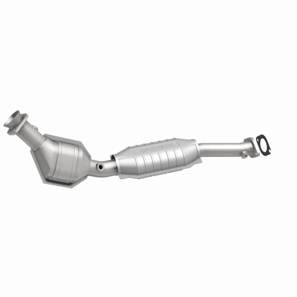 MagnaFlow direct-fit catalytic converter fits 1996-2002 Mercury Grand Marquis, Lincoln Town Car, and additional vehicles and 1996-2000 Crown Vic 4.6L 50 S 4.6L stainless steel CARB