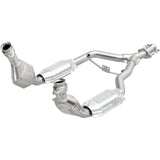 MagnaFlow direct-fit catalytic converter for 1996-1998 Ford Mustang 3.8L stainless steel CARB compliant 93344