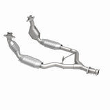 MagnaFlow direct-fit catalytic converter for 1996-1998 Ford Mustang 3.8L stainless steel CARB compliant 93344