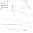 t 96-98 Ford Mustang GT Brake Line & Hose Kit w/ ABS BLH15 Fine Lines