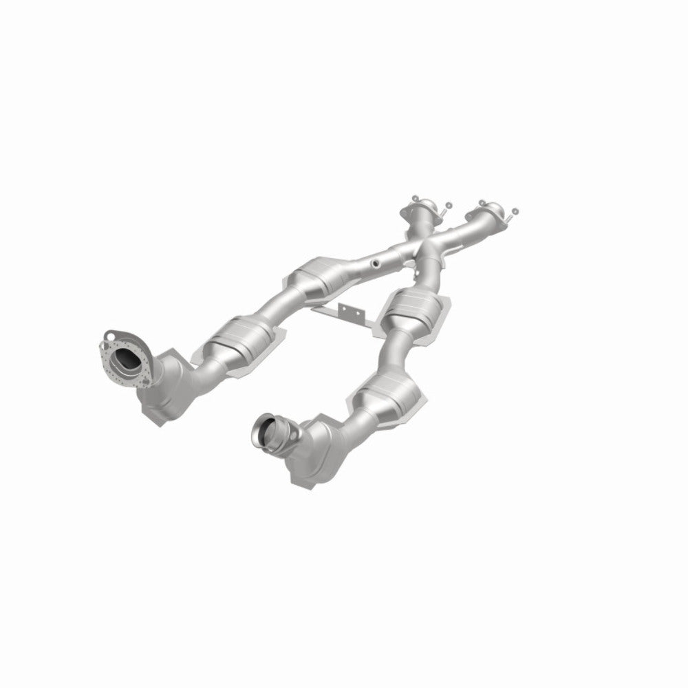 MagnaFlow direct-fit catalytic converter for 1996-1998 Ford Mustang 4.6L stainless steel Federal EPA compliant OBDII 93348