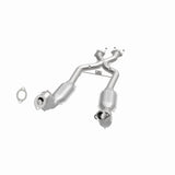 MagnaFlow direct-fit catalytic converter for 1996-1998 Ford Mustang stainless steel CARB compliant 441112