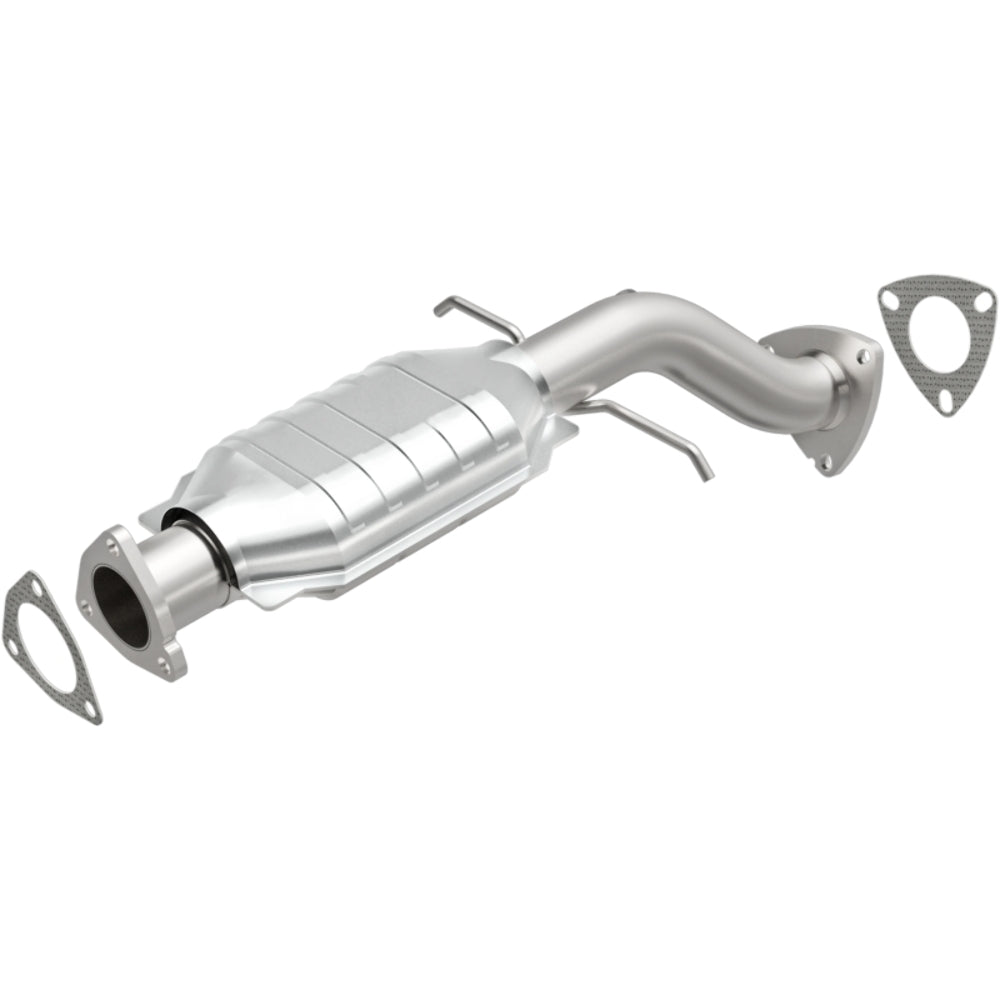 MagnaFlow direct-fit catalytic converter fits 1998-1999 Chevrolet Blazer, GMC Jimmy, and additional vehicles and 1996-1999 GM Blazer/Jimmy 4.3L stainless steel CARB compliant 44721
