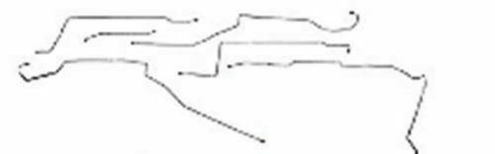 t 96-99 Buick Lesabre Brake & Fuel line Kit No Traction Control - CBF0010SS Fine Lines