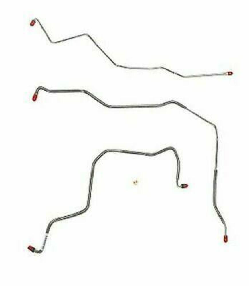 t 96-99 Chevrolet Cavalier Front Brake Lines No Traction Control Stainless Steel Fine Lines