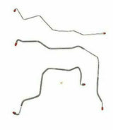 t 96-99 Chevrolet Cavalier Front Brake Lines No Traction Control Stainless Steel Fine Lines