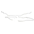 Intermediate Brake Line Kit for 2013 96-99 Chevy Cavalier ABS steel