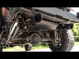 Fits Jeep Wrangler JK (07-18) Performance Exhaust; Dual Outlet; 96002A