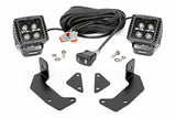 LED Light Kit; Cage Mount; 2" Black Pair; White DRL; CFMOTO UFORCE 1000 96104