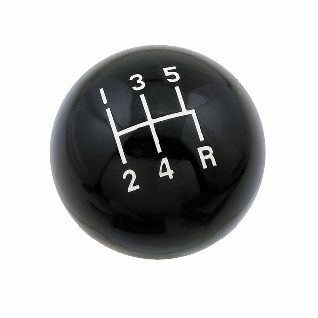 Mr. Gasket shifter knob 5 speed classic round black 9626