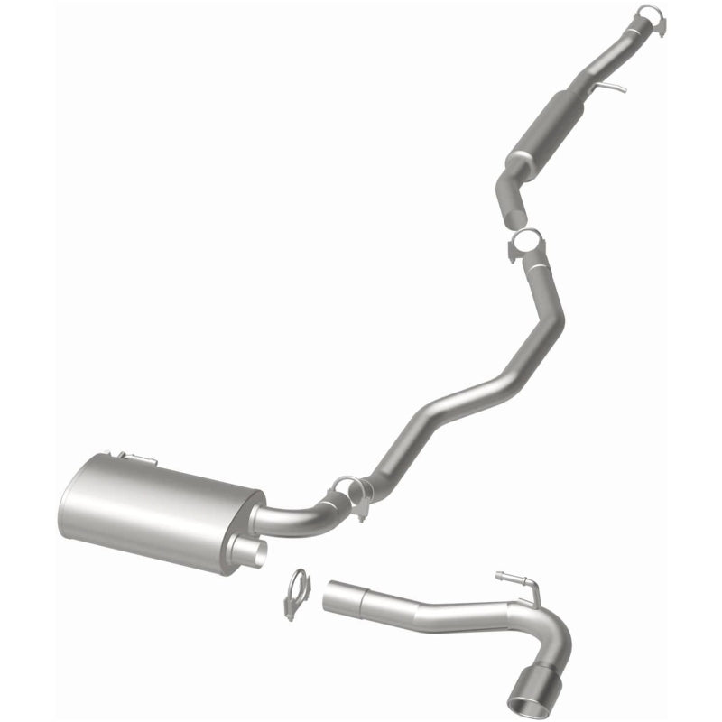 Fits 2011-2017 Jeep Direct-Fit Replacement Exhaust System 106-0776 aluminized steel