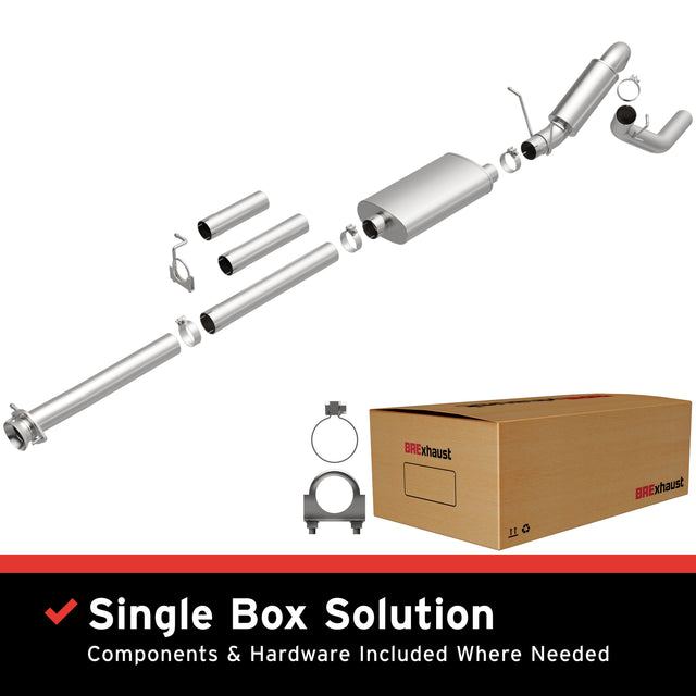 2011-2019 Chevy Silverado 2500 HD Direct-Fit Replacement Exhaust System 106-0344 aluminized steel