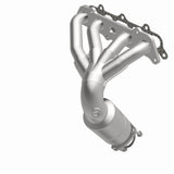 MagnaFlow direct-fit catalytic converter fits 1997-2001 Toyota Camry and 1999-2001 Toyota Solara, this and 1997-2001 Camry 2.2 manif 2.2 inch inlet/outlet stainless steel CARB comp