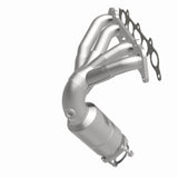MagnaFlow direct-fit catalytic converter fits 1997-2001 Toyota Camry and 1999-2001 Toyota Solara, this and 1997-2001 Camry 2.2 manif 2.2 inch inlet/outlet stainless steel CARB comp