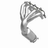 MagnaFlow direct-fit catalytic converter fits 1997-2001 Toyota Camry and 1999-2001 Toyota Solara, this and 1997-2001 Camry 2.2 manif 2.2 inch inlet/outlet stainless steel CARB comp