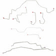 t 97-01 Ford F-150 Brake Line and Hose Kit 4WD AWABS Disc Brakes Fine Lines