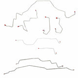 t 97-01 Ford F-150 Brake Line and Hose Kit 4WD AWABS Disc Brakes Fine Lines