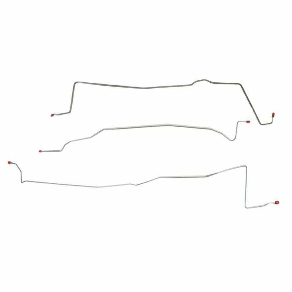 t 97-01 Ford F-150 Intermediate Brake Line Kit Ext Cab/Long Bed Stainless Steel Fine Lines