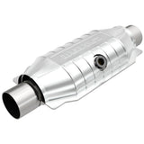 MagnaFlow universal catalytic converter 2.5 inch inlet/outlet stainless steel CARB compliant 447256