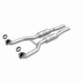MagnaFlow direct-fit catalytic converter for 1997-1999 Chevy Corvette driver side stainless steel CARB compliant OBDII 51397