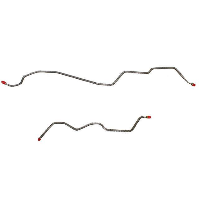 t 1997-04 Chevrolet S-10 Rear Axle Brake Lines with Rear Drum Brakes TRA9711OM Fine Lines