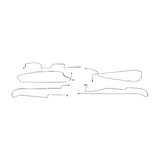 Intermediate Brake Line Kit for 2013 97-05 Buick Park Avenue steel